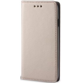   Samsung Galaxy S25 FE SM-S731, Oldalra nyíló tok, stand, Smart Magnet, arany