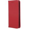 Samsung Galaxy S25 FE SM-S731, Oldalra nyíló tok, valódi bőrtok, stand, Smart Pro, piros