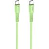 USB Type-C töltő- és adatkábel, USB Type-C, 100 cm, 5000 mA, 100W, törésgátlóval, gyorstöltés, PD, QC 4.0, Forcell F-Energy C347, zöld