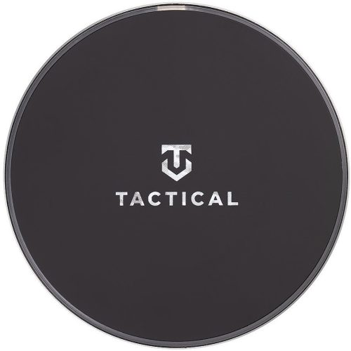 Univerzális vezeték nélküli töltő, Qi Wireless, gyorstöltés, LED - es, 15W, Tactical Base Plug, fekete