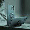 Apple iPhone Air (2025), Szilikon tok, stand, telefontartó gyűrű, Roar Amber, zöld