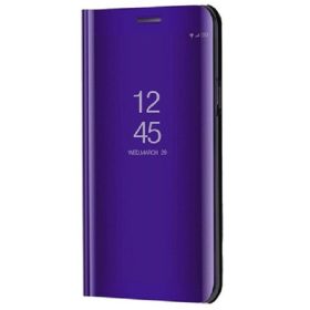   Samsung Galaxy A05s SM-A057F, Oldalra nyíló tok, hívás mutatóval, Smart View Cover, lila (utángyártott)