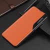 Samsung Galaxy A05s SM-A057F, Oldalra nyíló tok, stand, hívás mutatóval, Wooze FashionBook, sárga
