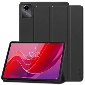   Lenovo Tab M11 (11.0) TB-330, mappa tok, Trifold, Tech-Protect SmartCase, fekete