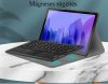 Apple iPad Pro 11 (2024 / 2025), Bluetooth billentyűzetes, mappa tok, Touch Pad, mágneses rögzítés, Wooze Simple Touch, fekete