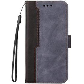   Samsung Galaxy S24 FE SM-S721, Oldalra nyíló tok, stand, kártyatartóval, kézpánttal, Wooze Colour Wallet, szürke