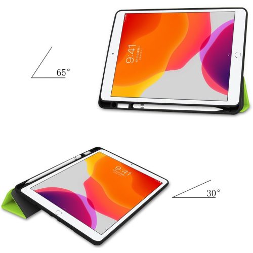 Apple iPad Air 13 (2024 / 2025), mappa tok, érintőceruza tartó, érintőceruza nélkül, Smart Case, Wooze Trifold Pencil Holder, magenta