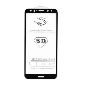   Motorola Moto G13 / G23 / G53, Kijelzővédő fólia, ütésálló fólia (az íves részre is!), Tempered Glass (edzett üveg), fekete