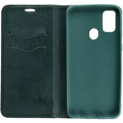 Xiaomi Redmi Note 14 Pro 5G (Global) / Note 14 Pro Plus 5G (Global) / Poco X7, Oldalra nyíló tok, stand, Magnet Book, zöld