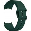 Samsung Galaxy Watch 4 / 5 / 5 Pro / 6 / 7 / FE (40 / 44 / 45mm) / Watch 4 Classic / 6 Classic (42 / 43 / 46mm), szilikon pótszíj, állítható, TP IconBand, sötétzöld