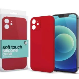   Xiaomi Redmi Note 9 Pro 5G / Mi 10T Lite 5G, Szilikon tok, Xprotector Soft Touch Slim, piros